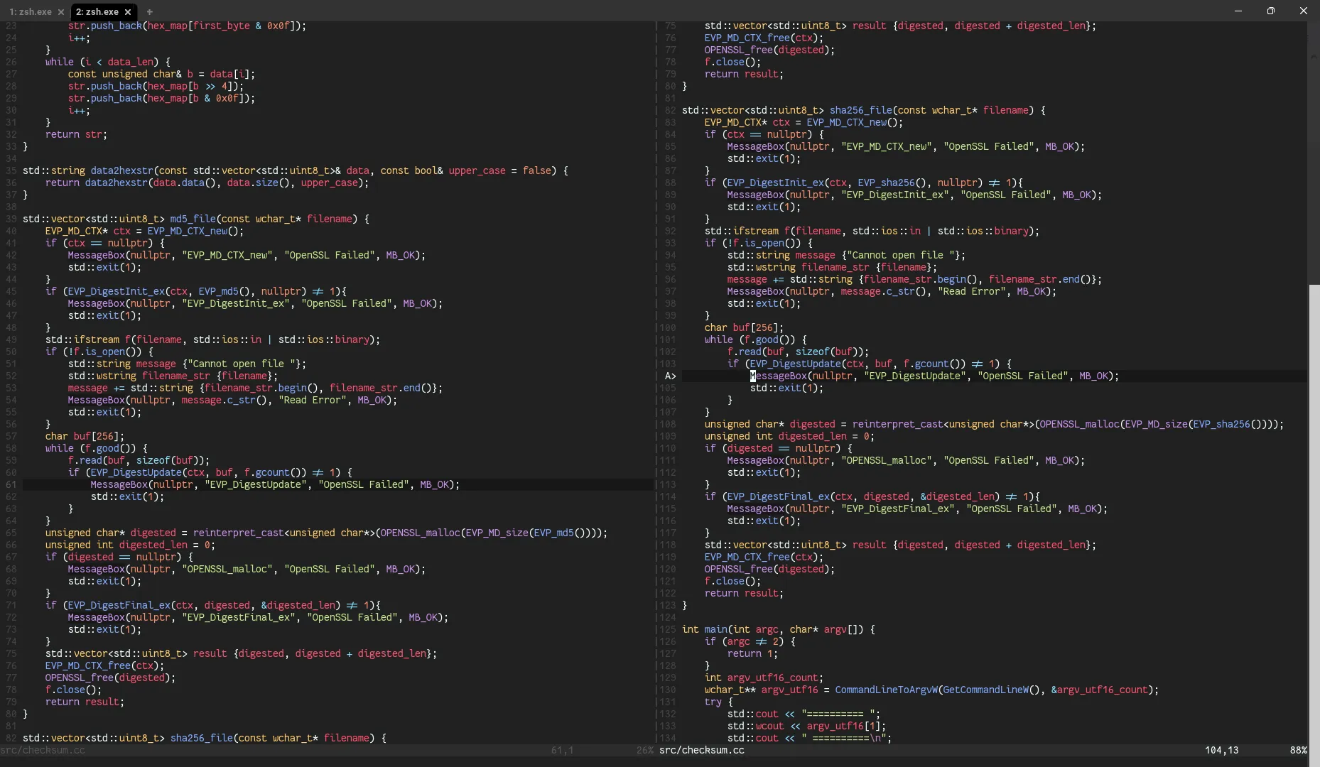 我的 WezTerm 截图