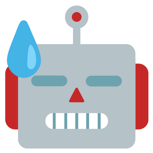 robot sticker: grudgingly1